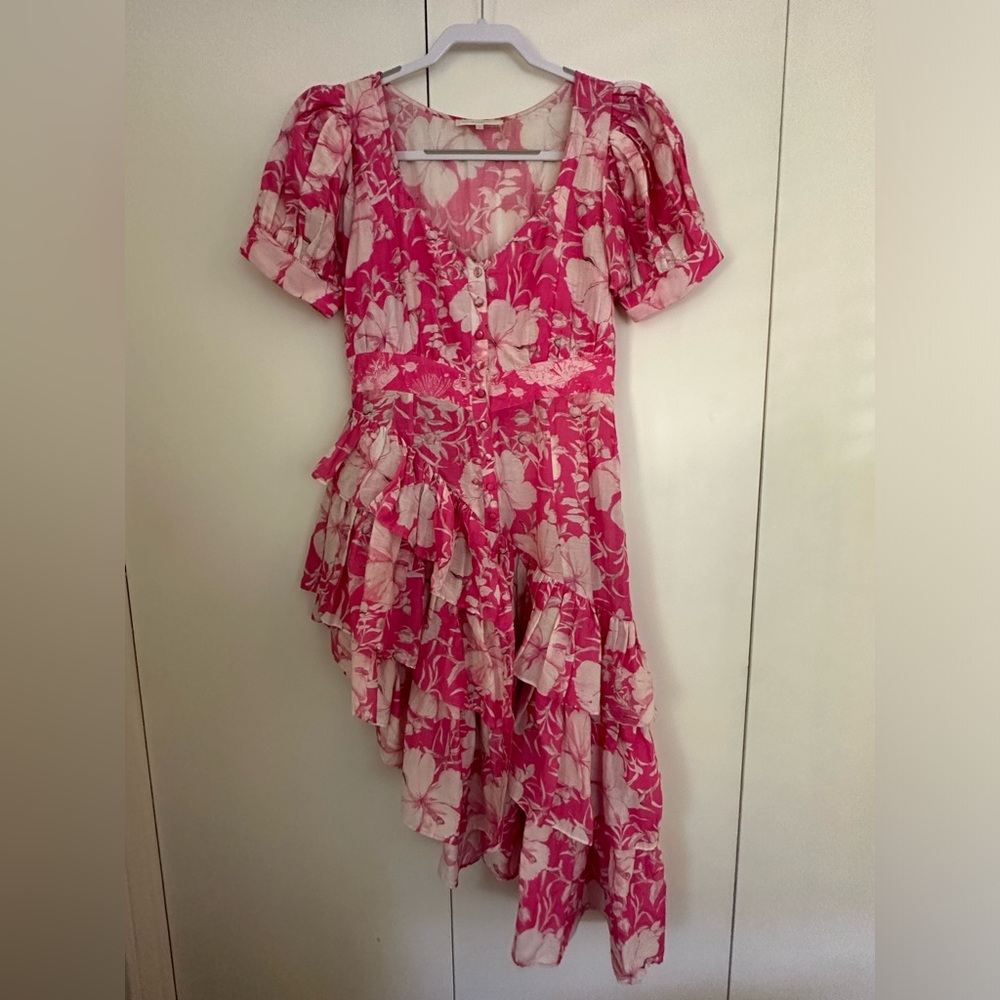 Pink floral loveshackfancy dress